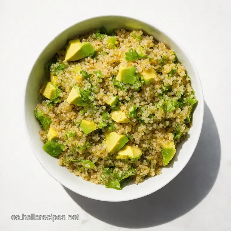 Ensalada de Quinoa y Aguacate Qu&eacute; Rica