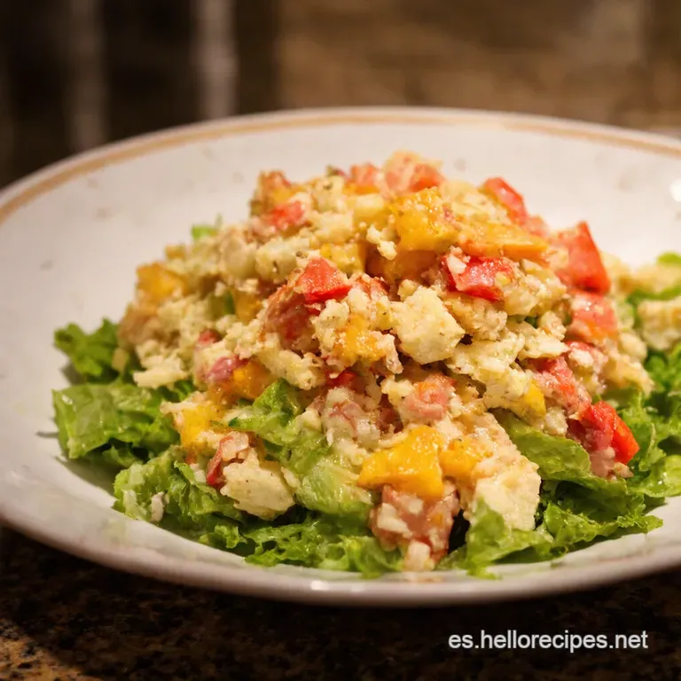 Ensaladilla Rusa a Mi Manera F&aacute;cil Fresca Y Deliciosa presentation
