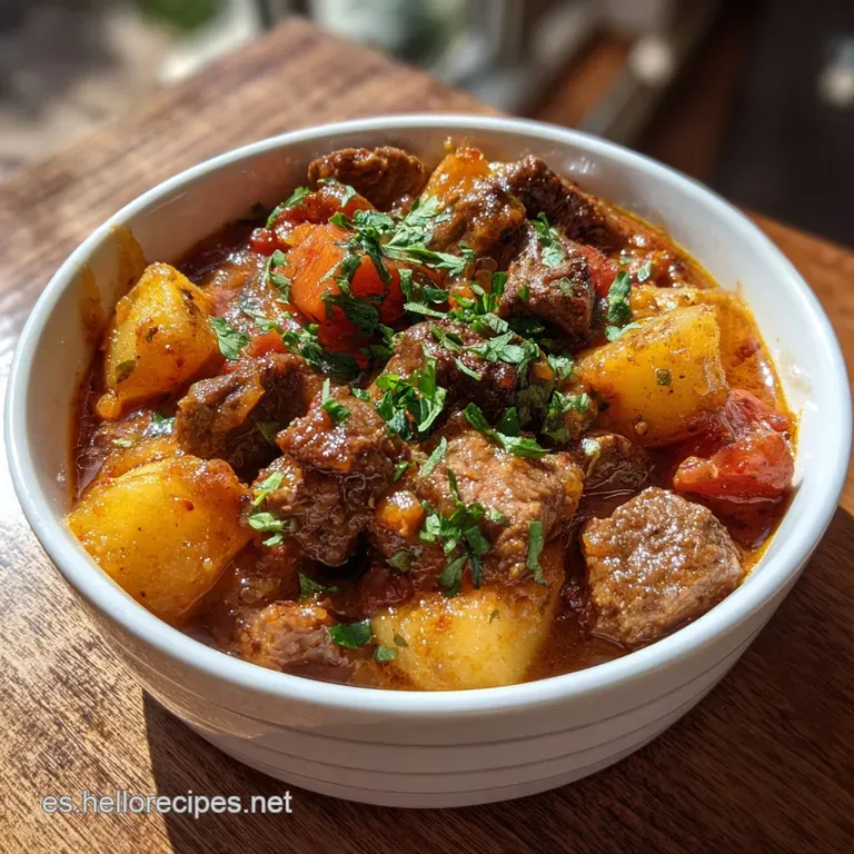 Estofado Casero Sabor Tradicional Y Confortante: R&aacute;pido presentation