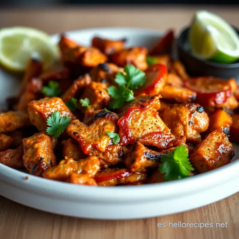 Fajitas De Pollo Estilo Cantina: &iexcl;Sabor Que Enamora! presentation