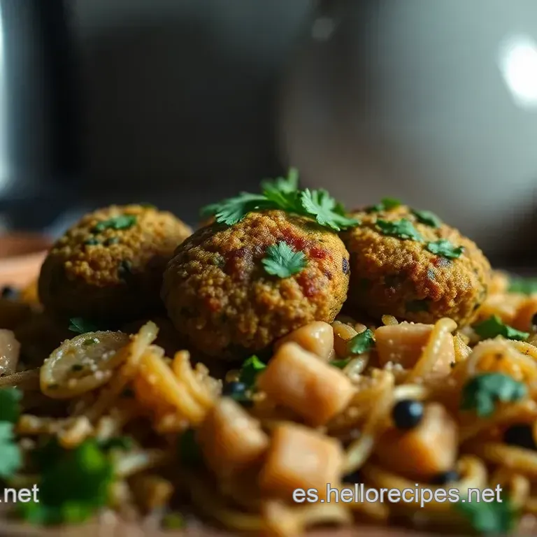 Falafel de Lentejas F&aacute;ciles con Salsa Vegana