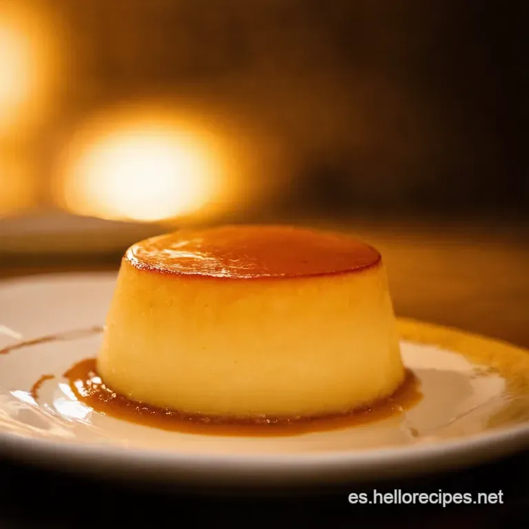 Flan De Coco Cremoso Sin Horno Un Postre Tropical En Minutos presentation