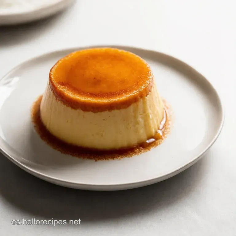 Flan de Coco Cremoso Sin Horno Un Postre Tropical en Minutos