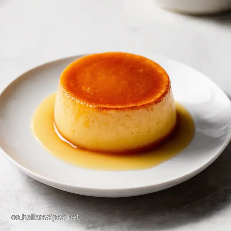 Flan de Huevo Cl&aacute;sico Un Postre de Siempre