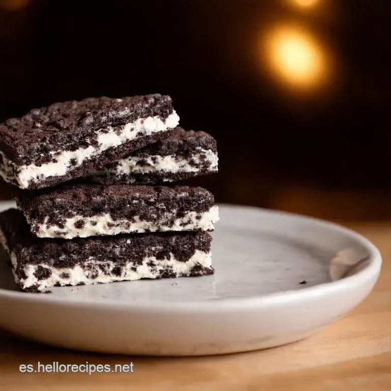 Galletas Monstruosamente Deliciosas De Cookies and Cream presentation