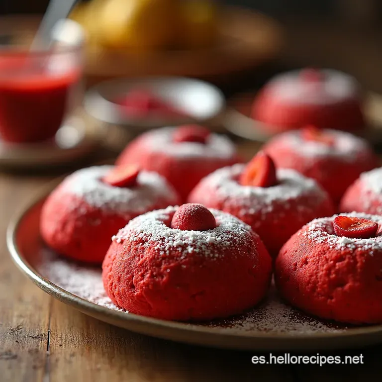 Galletas Red Velvet Cremosas El Cl&aacute;sico Terciopelo En Formato Crujiente presentation