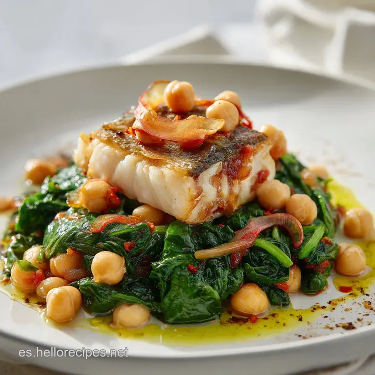 Guiso de garbanzos con espinacas y bacalao: El Potaje Cl&aacute;sico