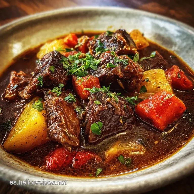 Receta de Guiso de la Abuela: Meloso y Untuoso