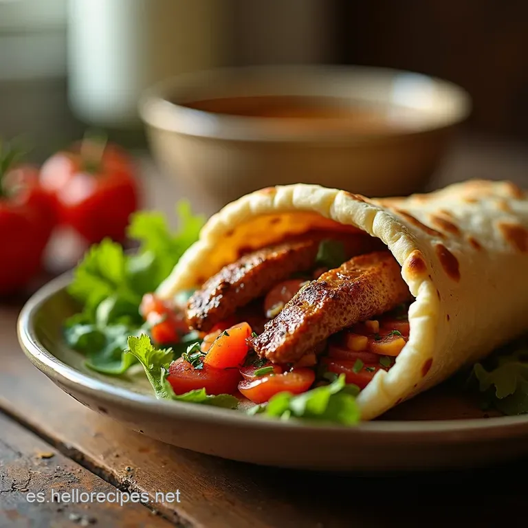 Gyro Griego Aut&eacute;ntico Hecho En Casa presentation