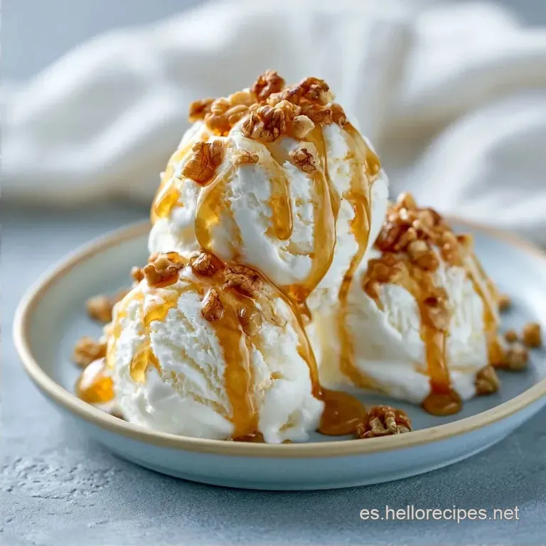 Helado de Yogur Griego Cremoso y Saludable