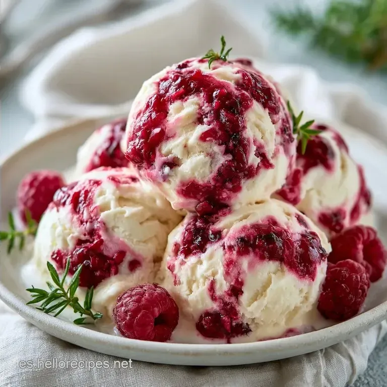 Helado de Yogur y Frutos Rojos Casero
