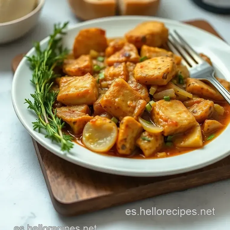 H&iacute;gado Encebollado Al Vino Tinto presentation