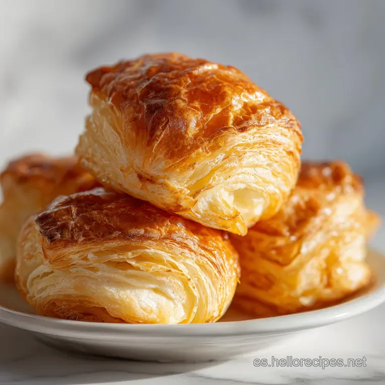 A single, warm pastry piece artfully arranged on a white plate, showcasing its delicate, airy texture.