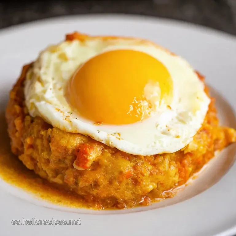 Huevos Revueltos a La Espa&ntilde;ola presentation