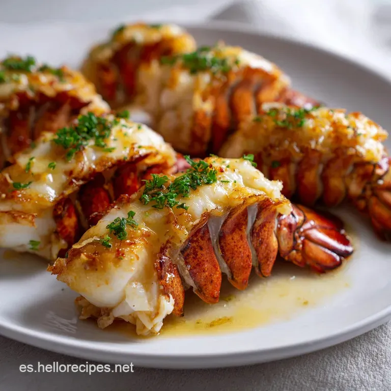 Langosta Mantequilla De Ajo: Lujo R&aacute;pido En Casa presentation