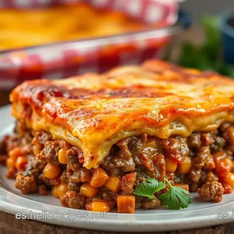 Lasa&ntilde;a de Carne Cl&aacute;sica al Estilo de la Abuela