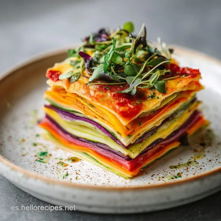 Lasa&ntilde;a de Verduras con Bechamel Sedosa