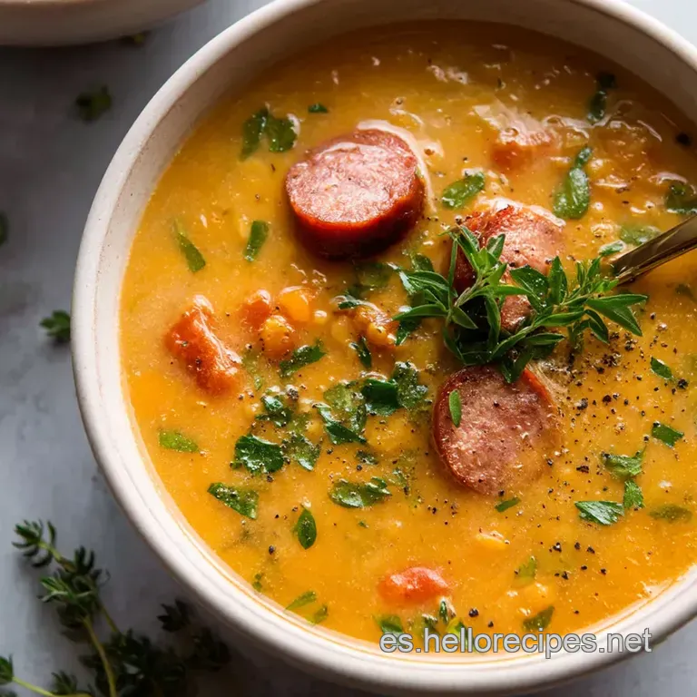 Lentejas Con Chorizo a La Espa&ntilde;ola presentation