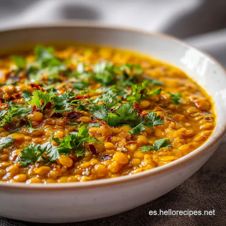 Receta de Lentejas Originales con Curry: Fest&iacute;n Ex&oacute;tico