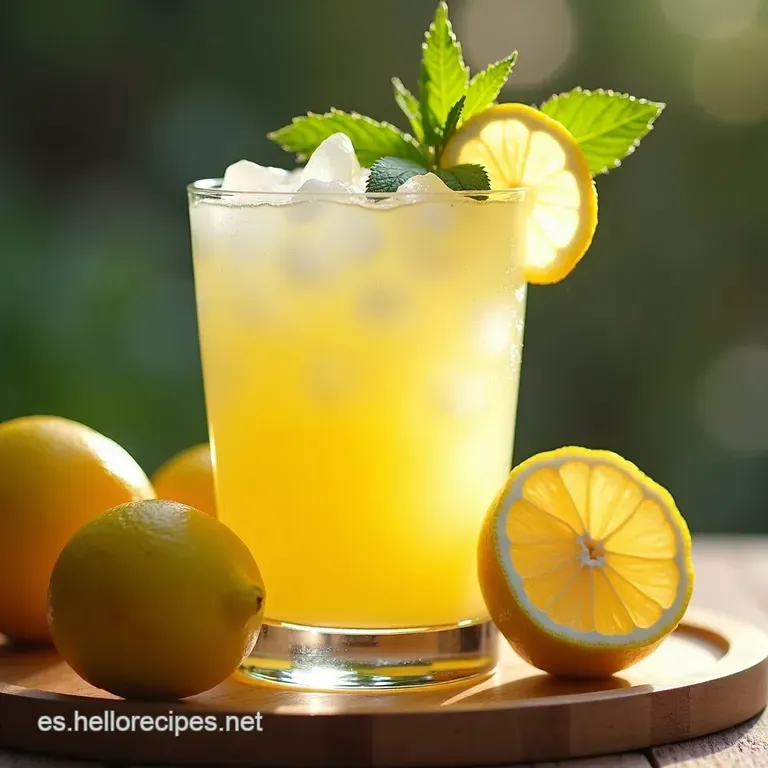 Limonada Refrescante con Hierbabuena y Doble Maceraci&oacute;n