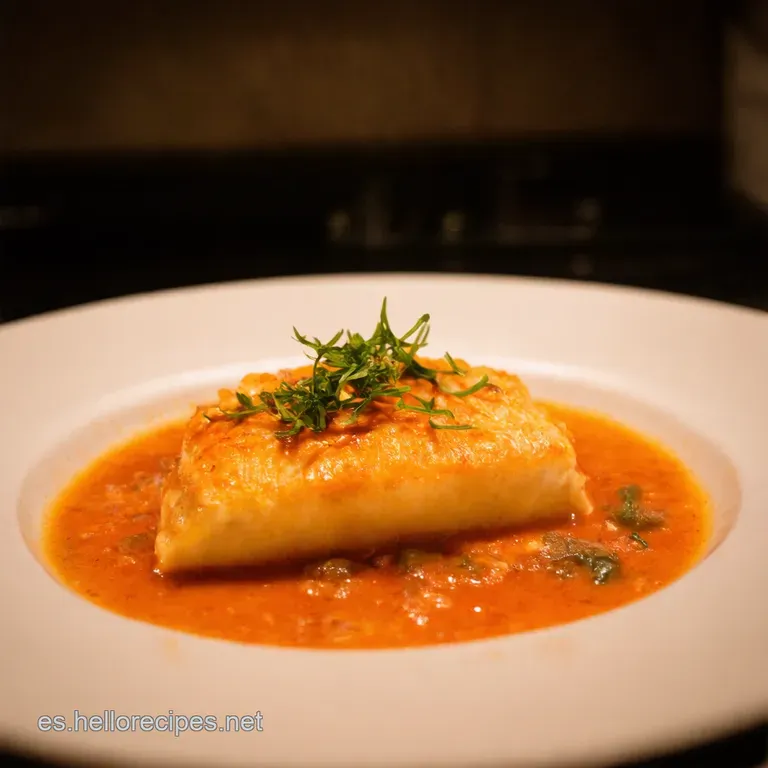 Lubina a La Donostiarra presentation