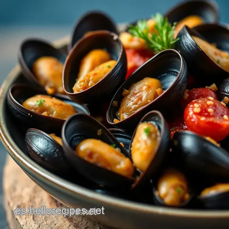 Mejillones a La Marinera: Receta Cl&aacute;sica presentation