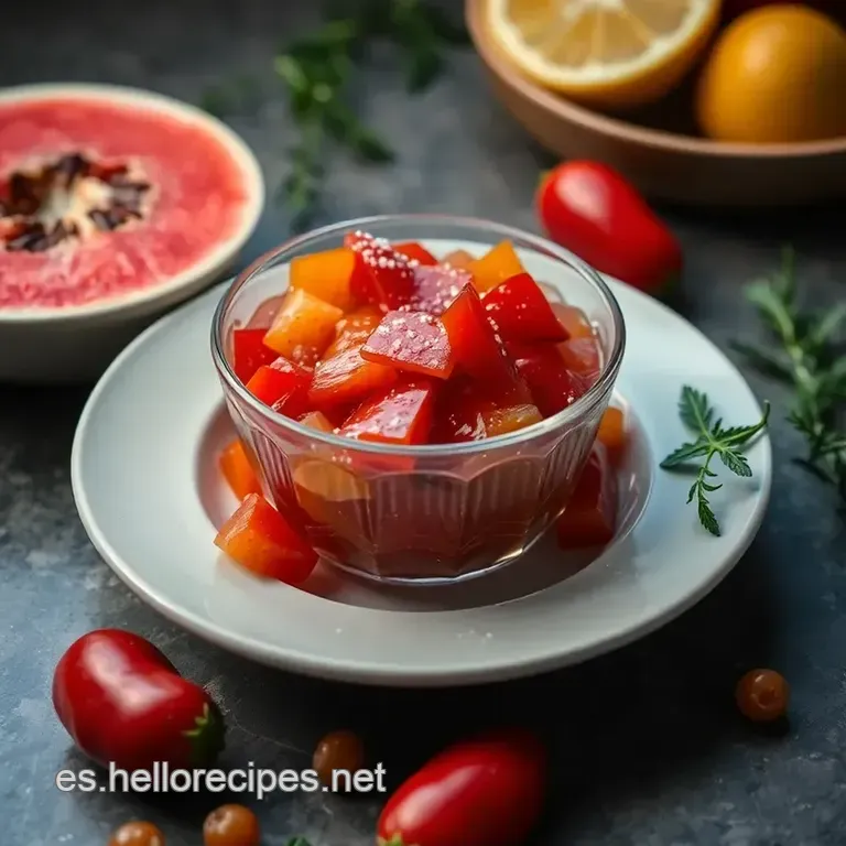 Mermelada De Sand&iacute;a Casera presentation