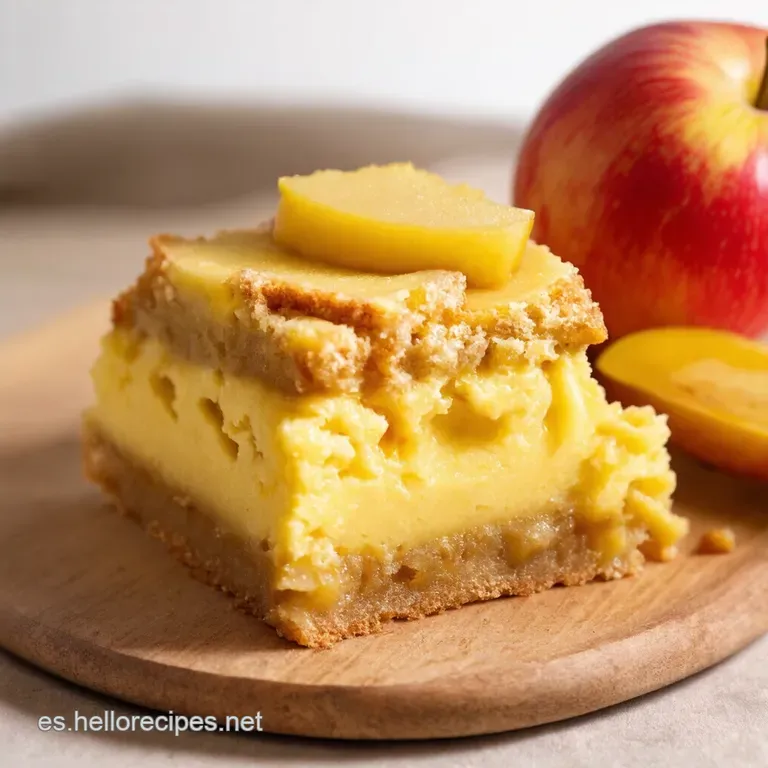 Milhojas de Manzana Crujiente con Crema Pastelera