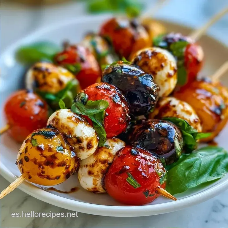 Picoteo de Cumplea&ntilde;os con Mini Brochetas: Frescas