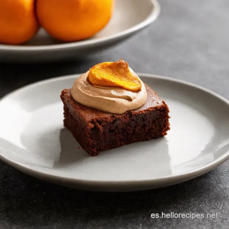 Mousse de L&uacute;cuma Celestial con Brownies Crujientes