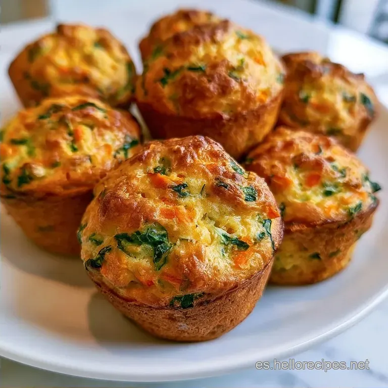 Muffins Salados de Verduras Saludables