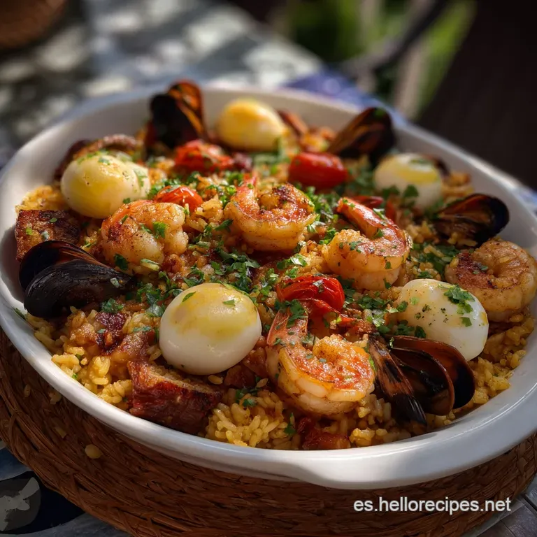 Paella De Marisco Un Festn Del: Grano Suelto Perfecto presentation