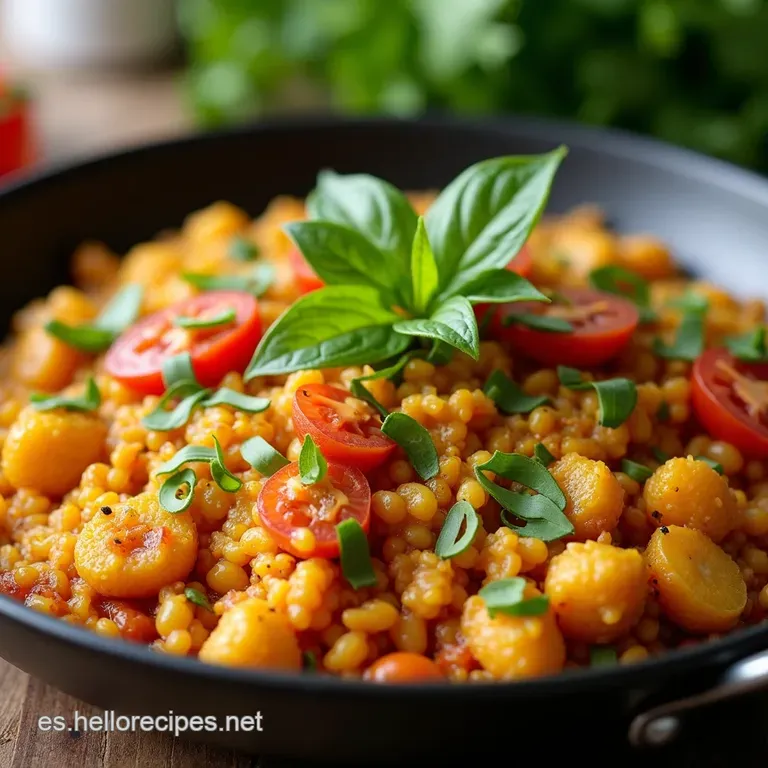 Paella Vegana Mediterr&aacute;nea