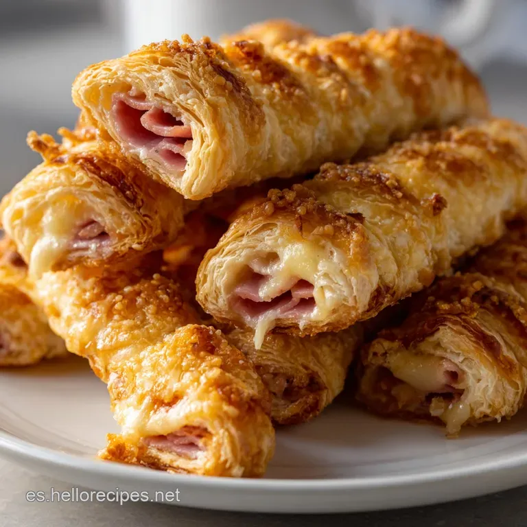 Palitos Jam&oacute;n Queso: El Aperitivo de Hojaldre Crujiente