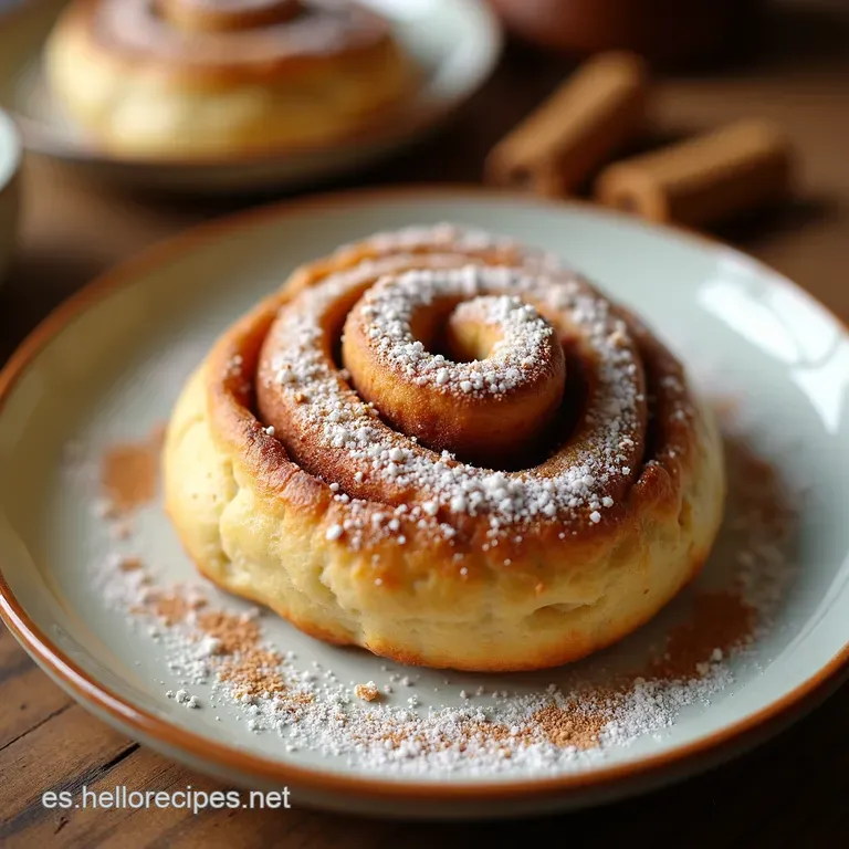 Pan de Canela con Glaseado Cremoso Un Abrazo en Cada Bocado