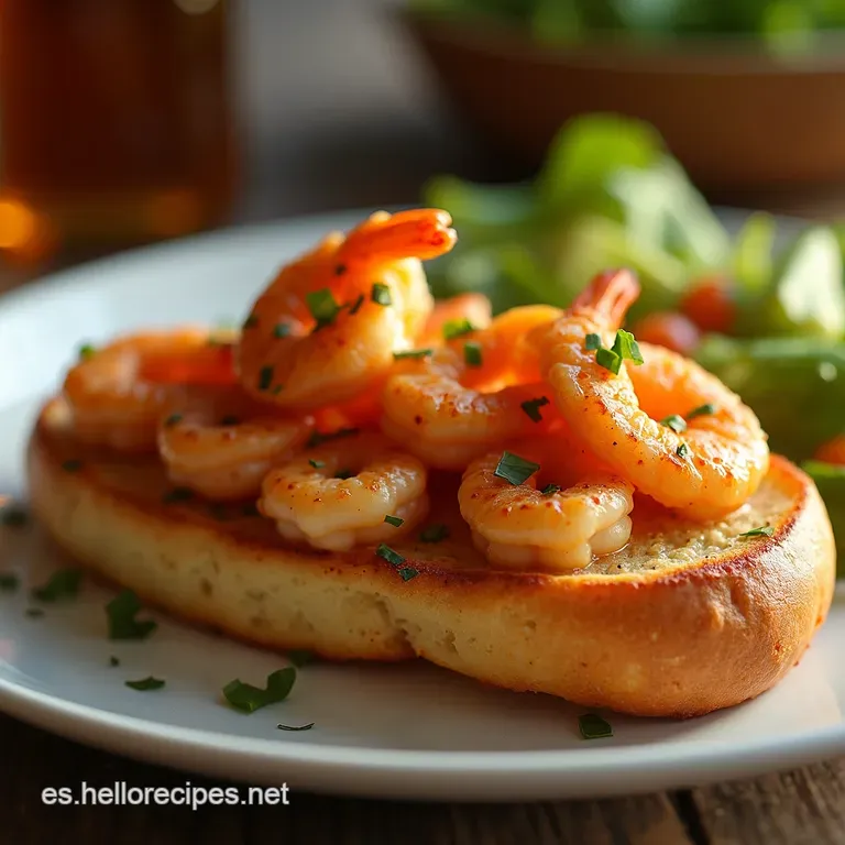 Pan De Gambas Crujiente Y Casero presentation