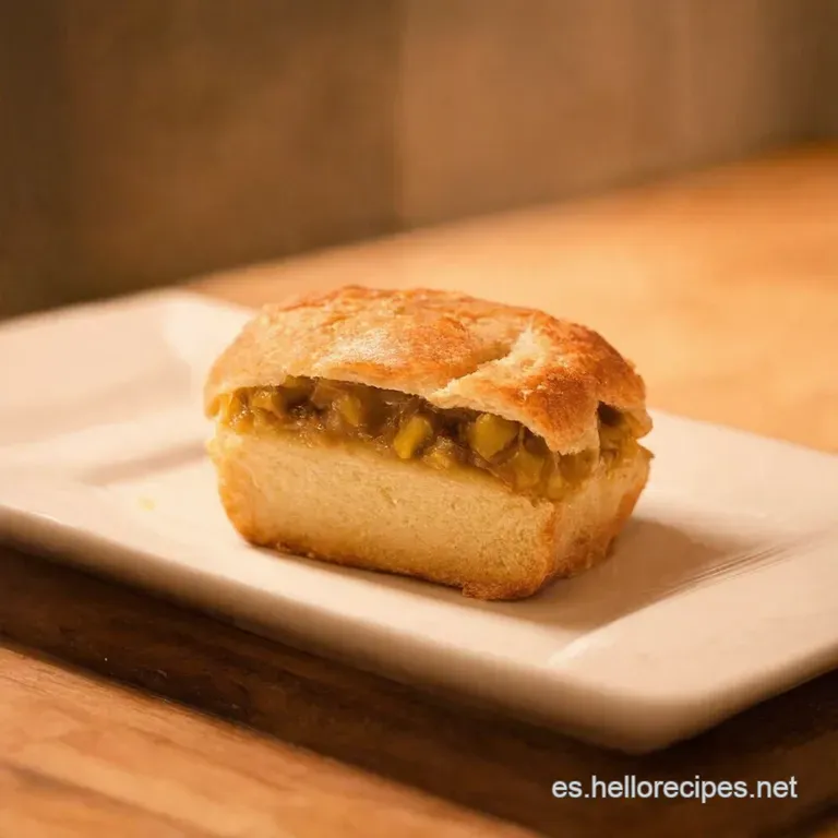 Pan Ovillo Relleno De Pasta De Almendras presentation