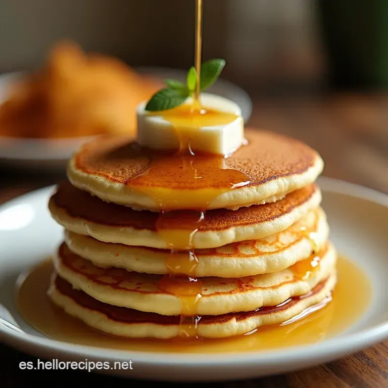 Pancakes De Avena Esponjosos El Desayuno Campe&oacute;n presentation