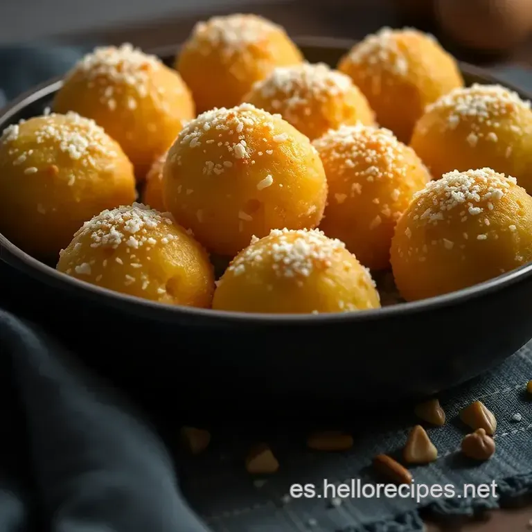 Panellets Caseros Tradicionales: Receta De La Abuela presentation