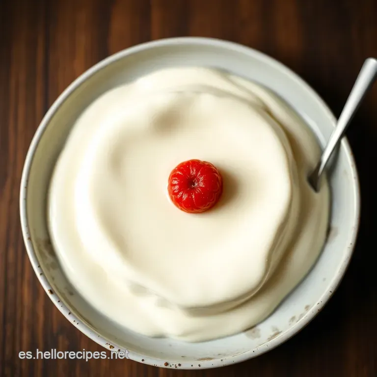 Panna Cotta Cl&aacute;sica con Salsa de Frutos Rojos