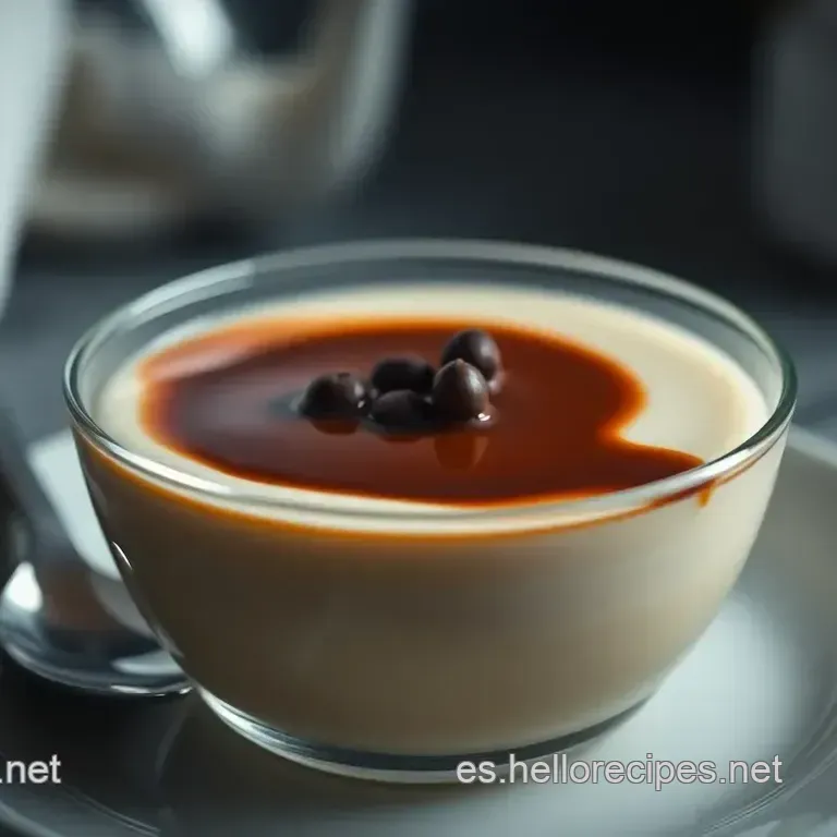 Panna Cotta de Caf&eacute;: Receta Italiana Cremosa