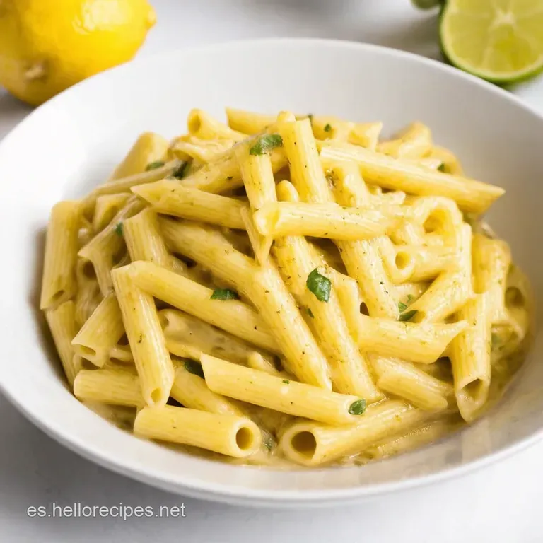 Pasta al Lim&oacute;n Cremosa Un Viaje C&iacute;trico a Italia