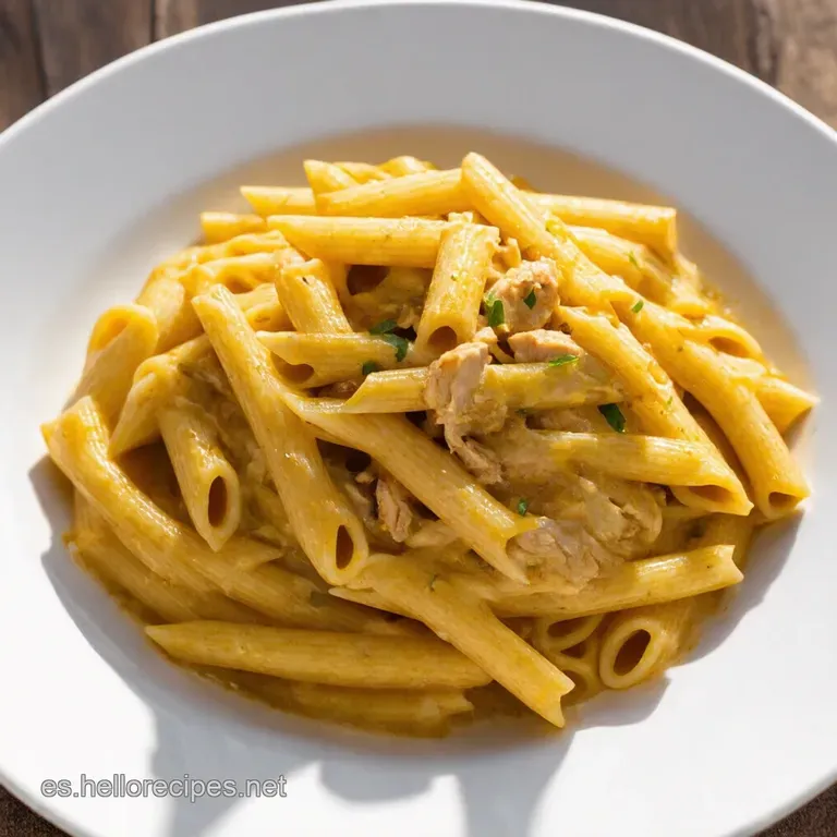 Pasta Cremosa con Pollo Un Abrazo en un Plato
