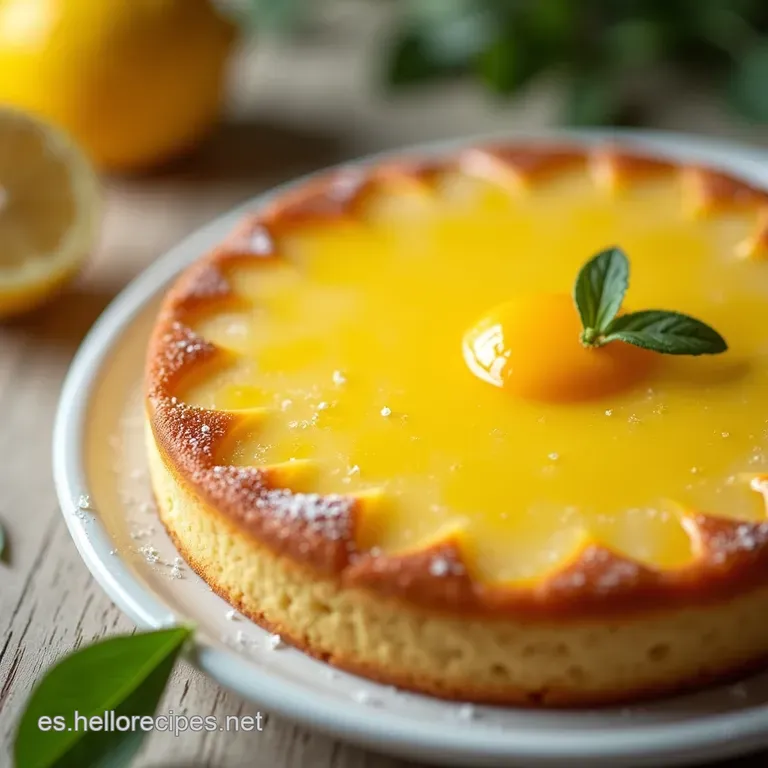 El Rayo de Sol Pastel de Lim&oacute;n Cl&aacute;sico con Base Crujiente de Mantequilla
