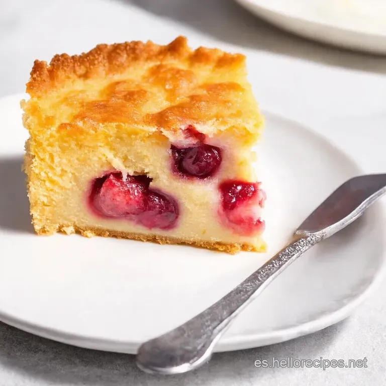 Pastel Vasco con Coraz&oacute;n de Cereza Un Cl&aacute;sico que Enamora