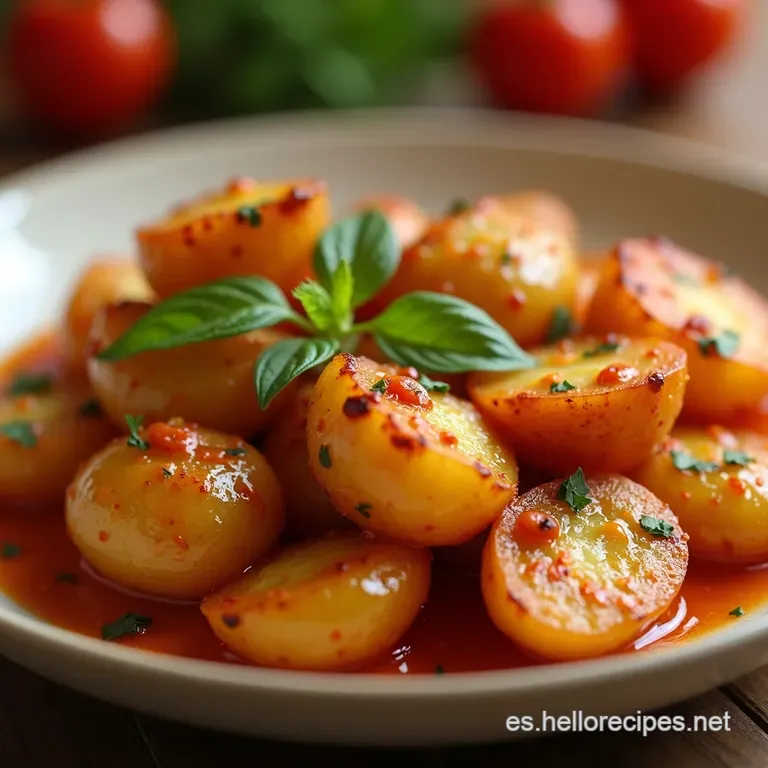 Patatas Bravas Aut&eacute;nticas F&aacute;ciles presentation