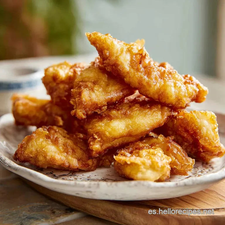 Pescado Rebozado Crujiente con Cerveza