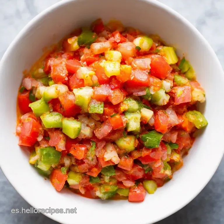 Pico de Gallo Receta Aut&eacute;ntica como la de mi Abuela