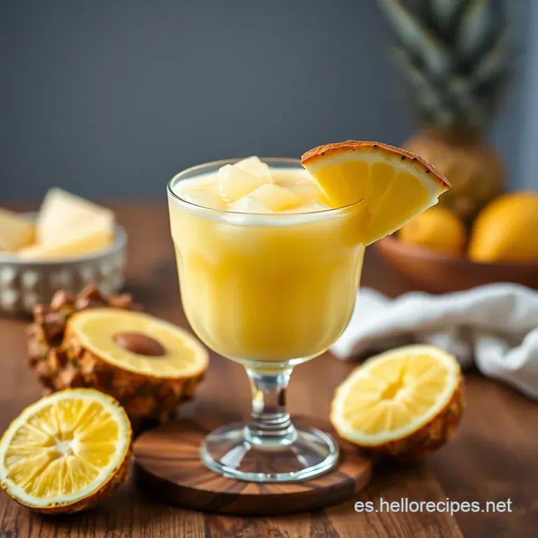 Pi&ntilde;a Colada Cl&aacute;sica: &iexcl;Un Para&iacute;so en tu Vaso!