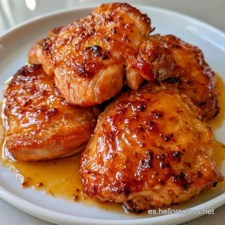 Contramuslos de Pollo a la Miel con Soja